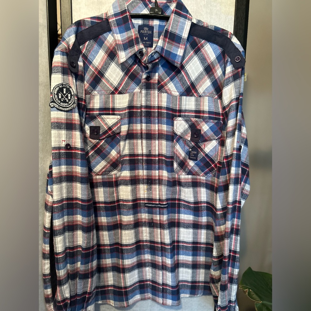 Flannel button down by Parish